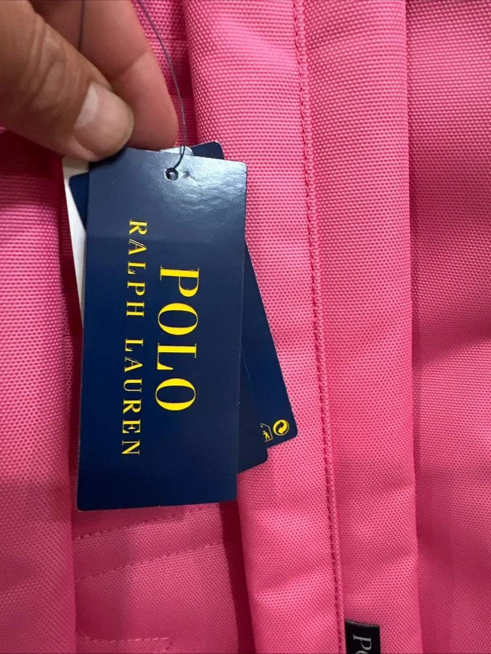 Polo by Ralph Lauren Pink Polo Bear Kids Backpack